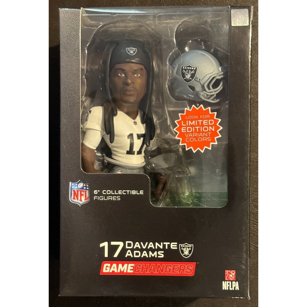 NFL Game Changers - Davante Adams #17 Raiders 6" Collectible Vinyl Figure  NFLPA